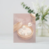 Bichon Dumplings: Cute Xiao Long Bao Dim Sum Art
