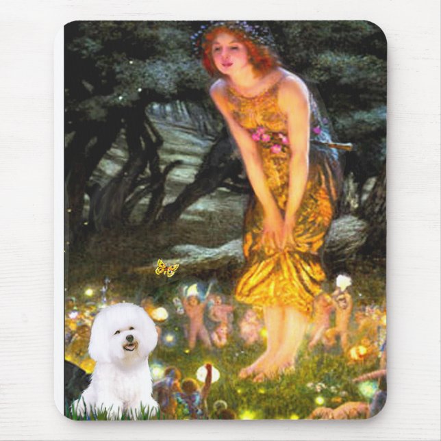 Bichon Frise 1 - MidEve Mouse Mat (Front)