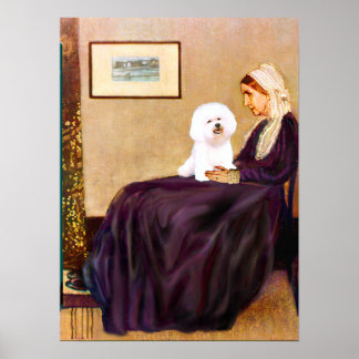 Bichon Frise 1 - Whistlers Mother Poster