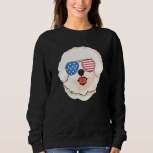 Bichon Frise 4th Of July American Usa Patriotic Do Sweatshirt