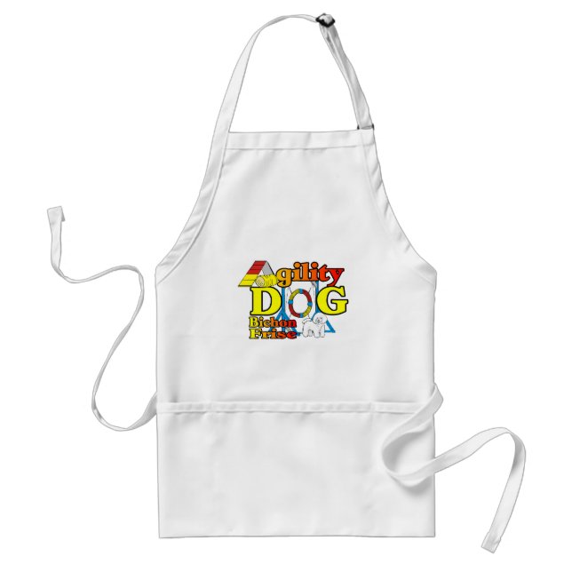 Bichon Frise Agility Gifts Standard Apron (Front)