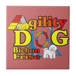 Bichon Frise Agility Tile