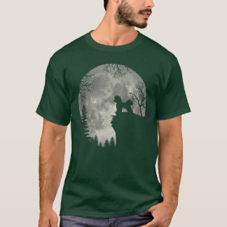 Bichon Frise And Moon Halloween T-Shirt
