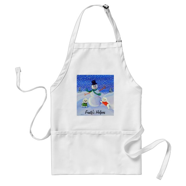Bichon Frise Apron (Front)