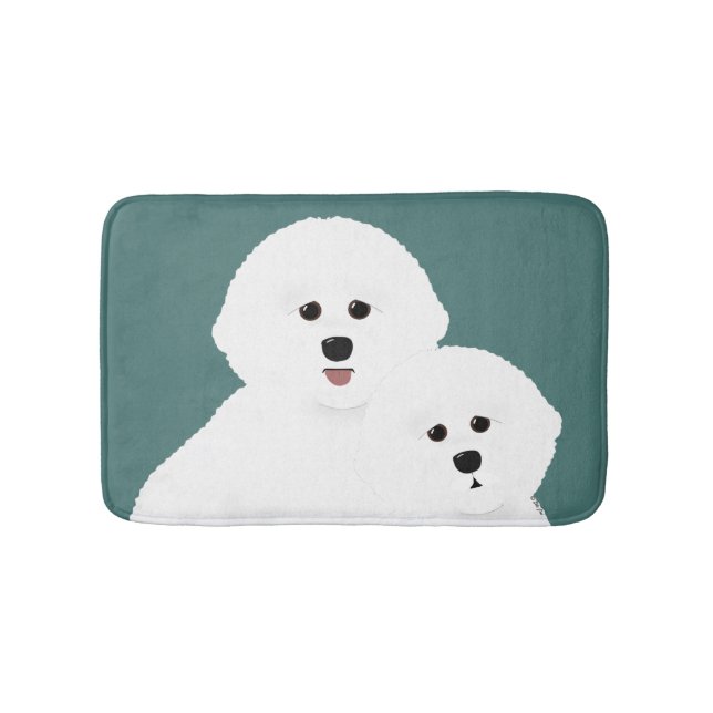Bichon Frise Bath Mat (Front)