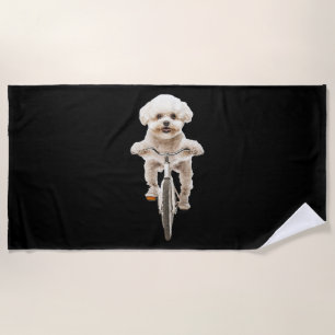Bichon Frise Beach Towel