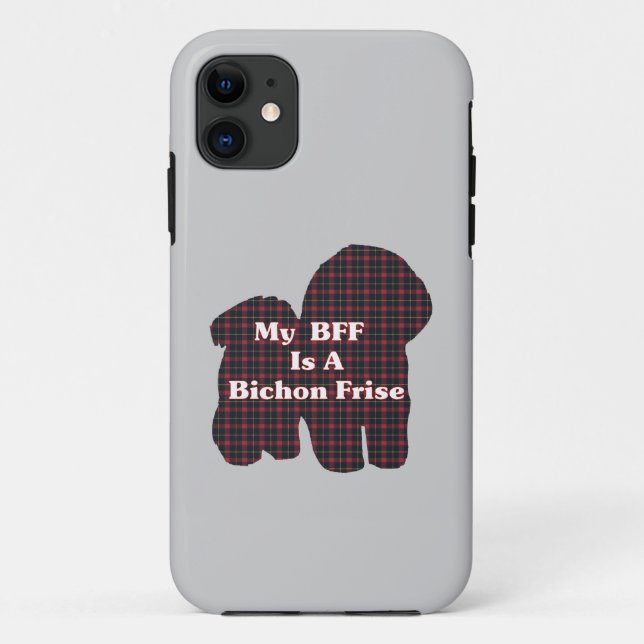 Bichon Frise BFF Case-Mate iPhone Case (Back)
