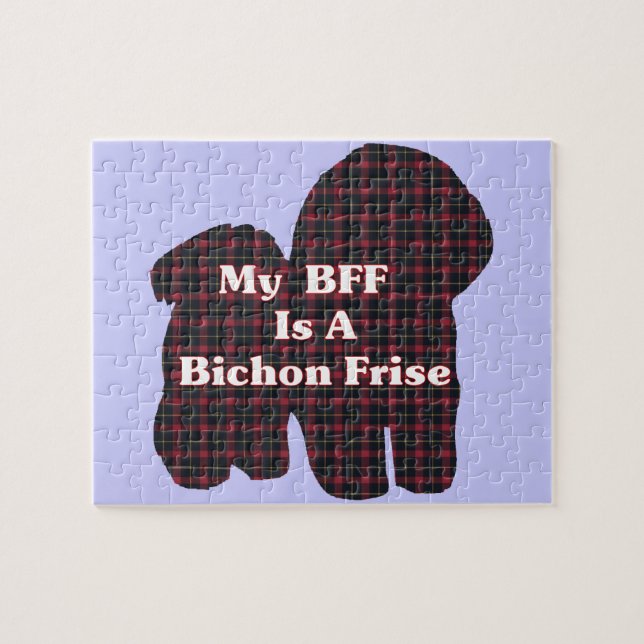 Bichon Frise BFF Jigsaw Puzzle (Horizontal)