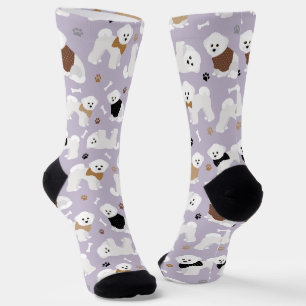 Bichon Frise Bones and Paws Socks