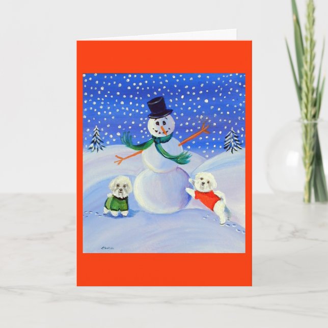 Bichon Frise Cards (Front)