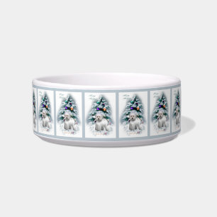 Bichon Frise Christmas  Bowl