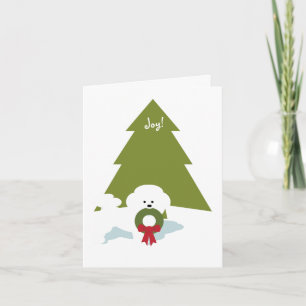 Bichon Frise Christmas Card -Joy!