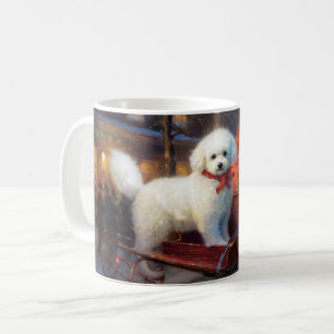 Bichon Frise Christmas Festive Season  Coffee Mug
