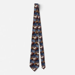 Bichon Frise Christmas Festive Season Tie