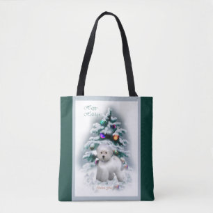 Bichon Frise Christmas  Tote Bag