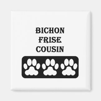 Bichon Frise Cousin Magnet