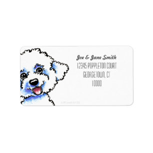 Bichon Frise Custom Colour Label