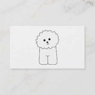 Bichon Frise, Cute Dog. Business Card