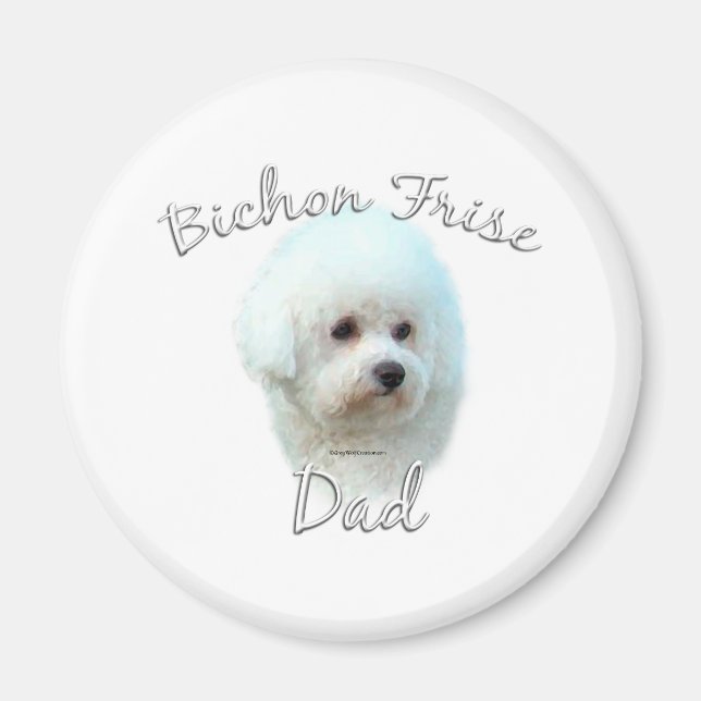 Bichon Frise Dad 2 Magnet (Front)