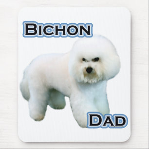 Bichon Frise Dad 4 Mouse Mat