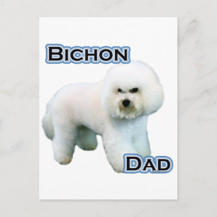 Bichon Frise Dad 4 Postcard