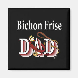 bichon frise dad Magnet