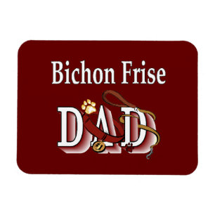 Bichon Frise Dad Magnet