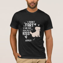 Bichon Frisé Didnt Fart Kiss Dog