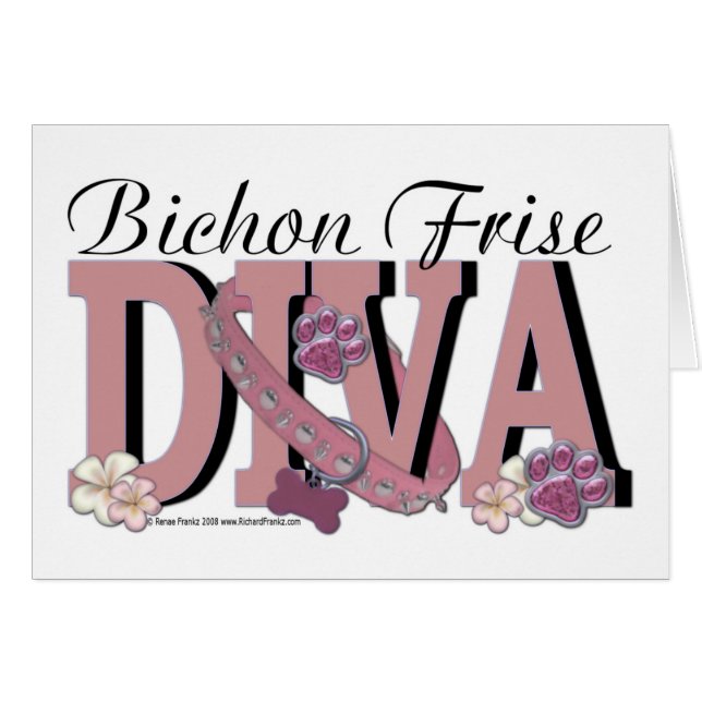 Bichon Frise DIVA (Front Horizontal)