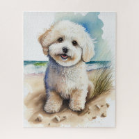 Bichon Frise Dog Art Painting