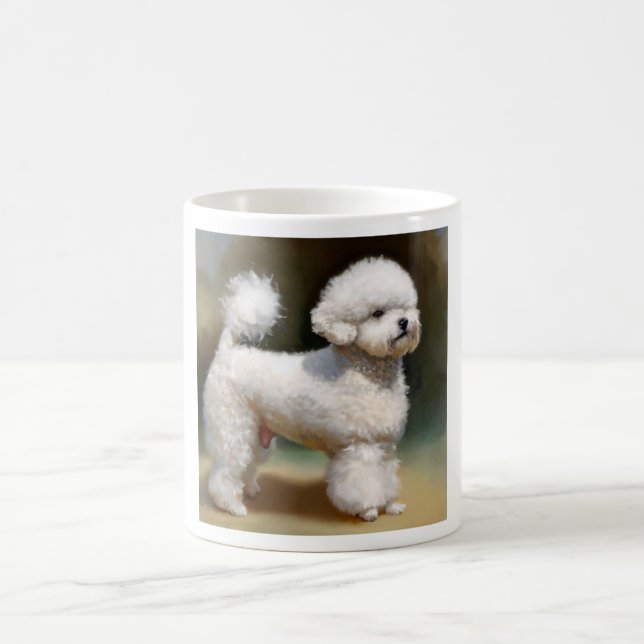 Bichon Frise Dog  Coffee Mug (Center)