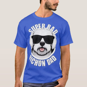 Bichon Frise Dog Dad Funny Mens Fathers Day T-Shirt