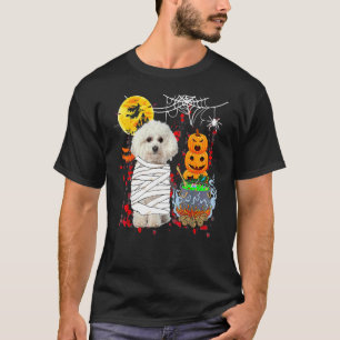 Bichon Frise Dog Halloween Costume Dog T-Shirt