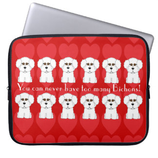 Bichon Frise Dog Humour Laptop Sleeve
