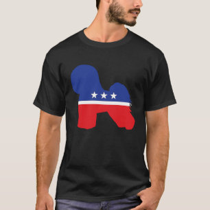 Bichon Frise Dog Political Symbol Election Mascot T-Shirt