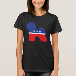 Bichon Frise Dog  Political Symbol Election Mascot T-Shirt