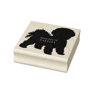 Bichon Frise Dog Puppy Rubber Stamp