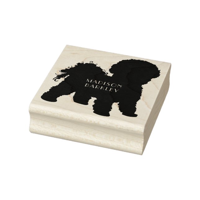 Bichon Frise Dog Puppy Rubber Stamp (Stamp)