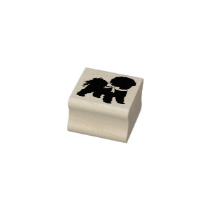Bichon Frise Dog Puppy Rubber Stamp