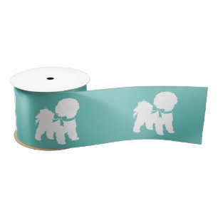 Bichon Frise Dog Puppy Satin Ribbon