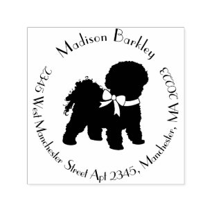 Bichon Frise Dog Puppy Self-inking Stamp