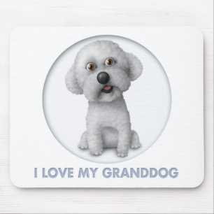 Bichon Frise Granddog Mouse Mat