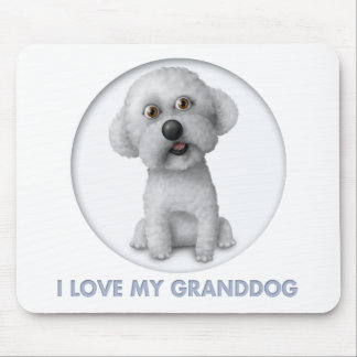 Bichon Frise Granddog Mouse Mat