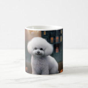 Bichon Frise Halloween Scary  Coffee Mug