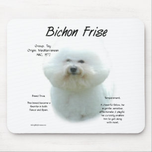 Bichon Frise History; All About Bichon Frise Mouse Mat