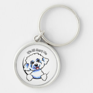 Bichon Frise Its All About Me Key Ring
