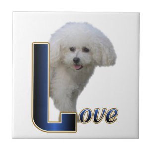 Bichon Frise Love Tile