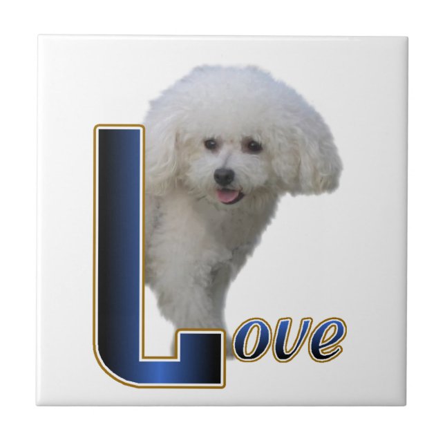 Bichon Frise Love Tile (Front)