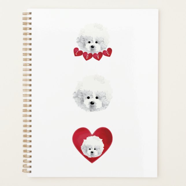 Bichon Frise _ mix _ Planner (Front)