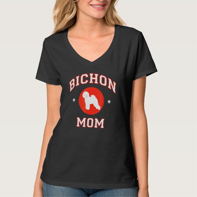 Bichon Frise Mum 1 T-Shirt (Front)